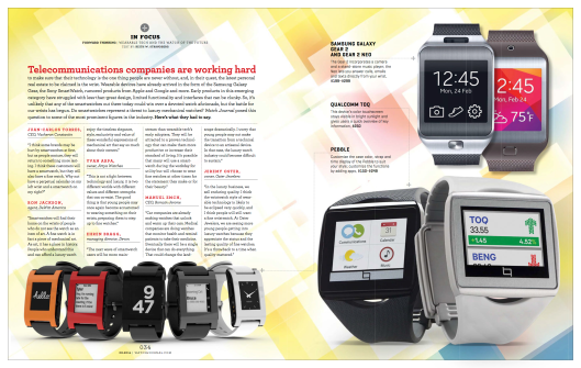 Jeremy Oster in Watch Journal Magazine. Smart Watches and Mechanical Watches